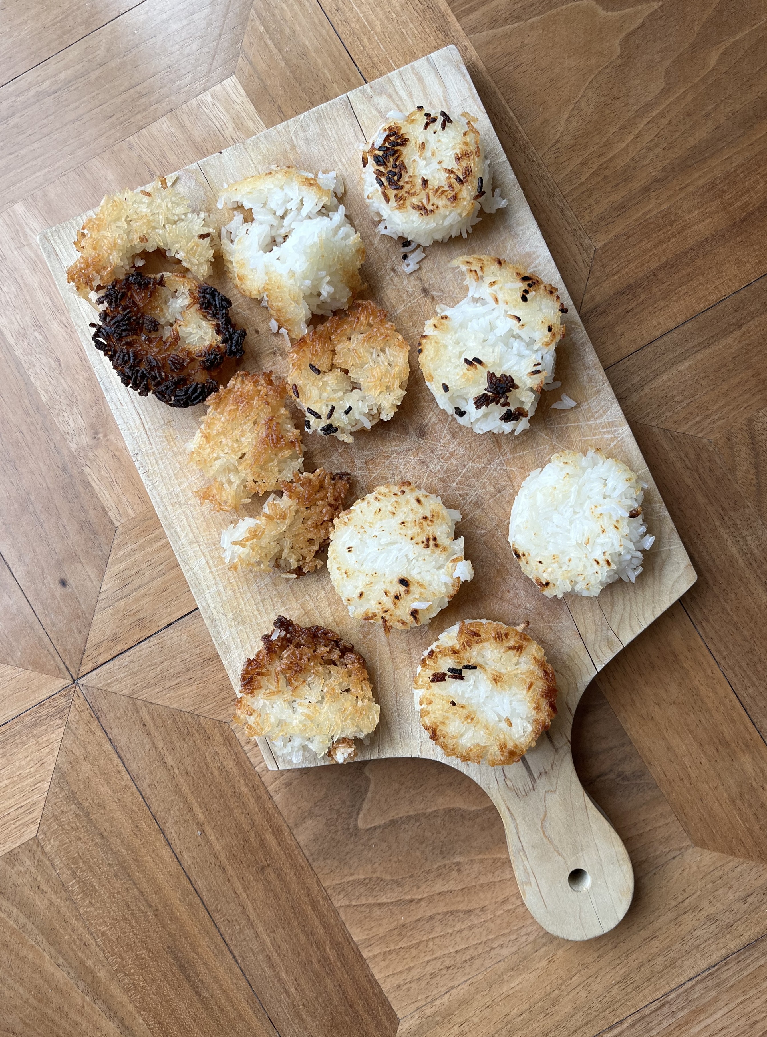 crispy rice cakes – haikuveg